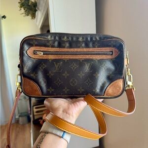 Louis Vuitton Crossbody Converted Marly Dragonne Clutch / Bag